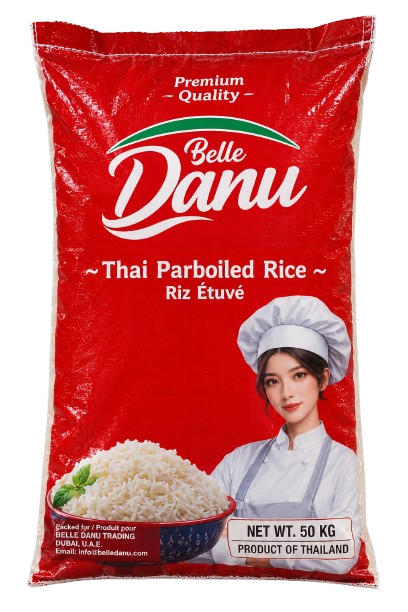 Belle Danu Thai Parboiled Rice – 50 KG