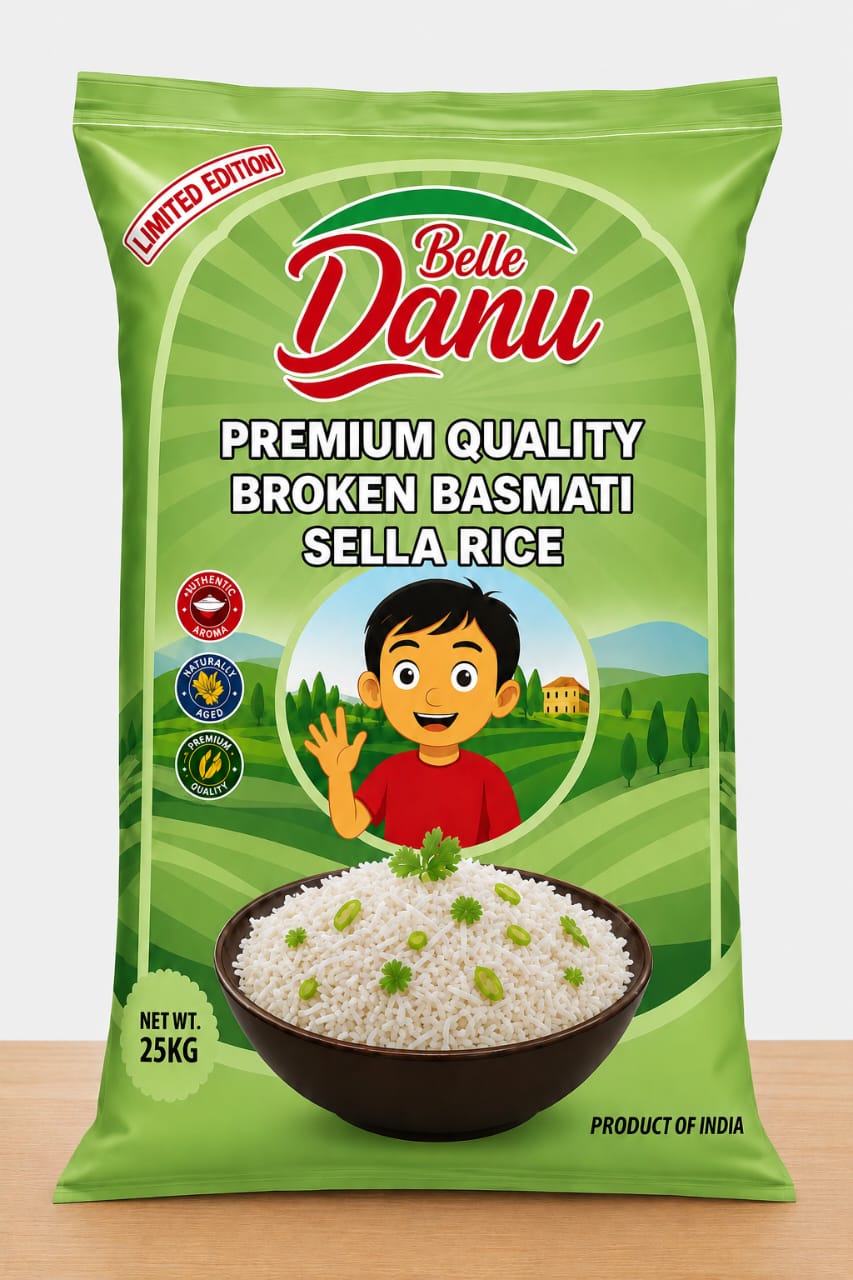 Belle Danu Dubar Basmati Sella Rice – 25 KG