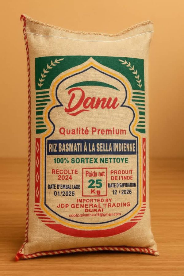 DANU BASMATI RICE 25 KG (PHOTO)